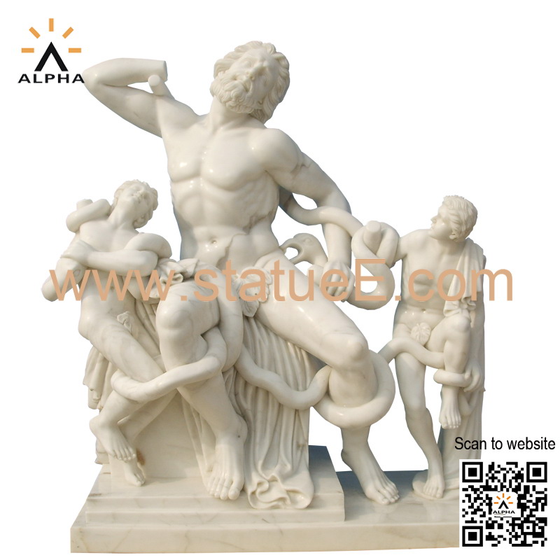 Marble Laocoon and his sons